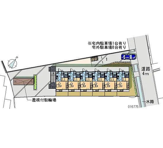 ★手数料０円★岡山市北区三手　月極駐車場（LP）